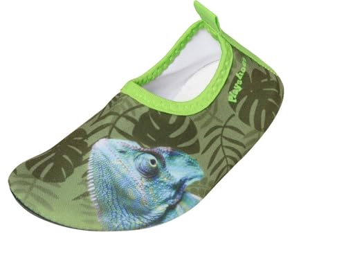 Playshoes Barfuß Aqua Schuhe, Oliv Chamäleon, 22/23 EU von Playshoes