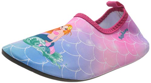 Playshoes Jungen Unisex Kinder UV-Schutz Barfuß Meerjungfrau Aqua Schuhe, pink, 26/27 EU von Playshoes