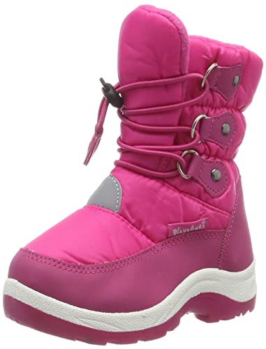 Playshoes Winter-Bootie zum Schnüren, Unisex-Kinder Schneestiefel, Pink (Pink 18), 20/21 EU (4 Child UK) von Playshoes