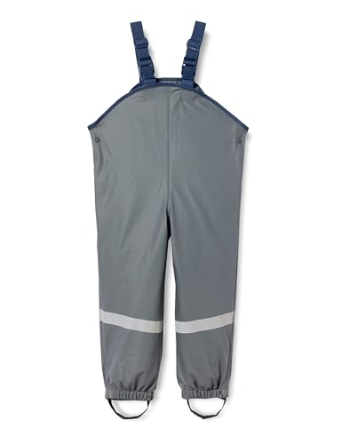 Playshoes Wind- und wasserdichte Regenhose Regenbekleidung Unisex Kinder,Dunkelgrau,128 von Playshoes