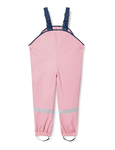 Playshoes Matschhose Regenlatzhose Ungefüttert Unisex Kinder Wind- und wasserdichte Regenhose Regenbekleidung, rosa Pastell, 92 von Playshoes