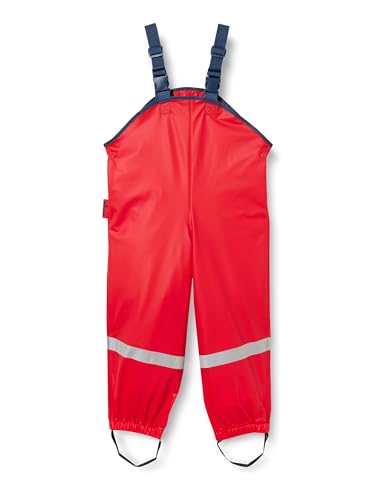 Playshoes Matschhose Regenlatzhose Ungefüttert Unisex Kinder Wind- und wasserdichte Regenhose Regenbekleidung, rot, 128 Playshoes Matschhose Regenlatzhose Ungefüttert Unisex Kinder Wind- und wasserdichte Regenhose Regenbekleidung, rot, 128 von Playshoes