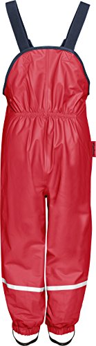 Playshoes Wind- und wasserdichte Regenhose Regenbekleidung Unisex Kinder,Rot,98 von Playshoes