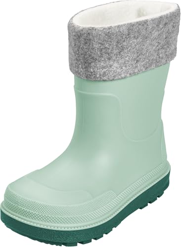 Playshoes Regenstiefel mit Futter (Herausnehmbar) Unisex Kinder Gummistiefel, Grün Socke, 29 EU Playshoes Regenstiefel mit Futter (Herausnehmbar) Unisex Kinder Gummistiefel, Grün Socke, 29 EU von Playshoes
