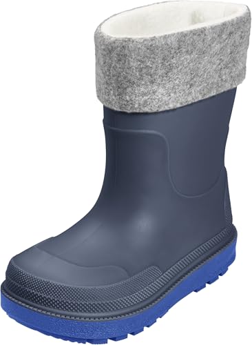 Playshoes Regenstiefel mit Futter (Herausnehmbar) Unisex Kinder Gummistiefel, Marine Socke, 33 EU Playshoes Regenstiefel mit Futter (Herausnehmbar) Unisex Kinder Gummistiefel, Marine Socke, 33 EU von Playshoes