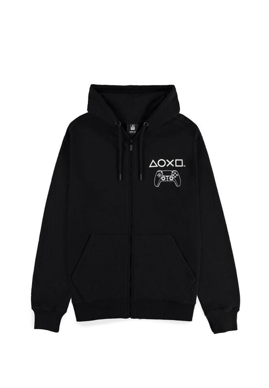 Playstation - Gaming Kapuzenjacke - PlayStation Logo - S bis XXL - für Männer - Größe S - schwarz von Playstation