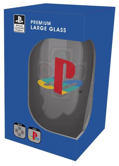 Playstation - Gaming Trinkglas - Buttons - grau von Playstation