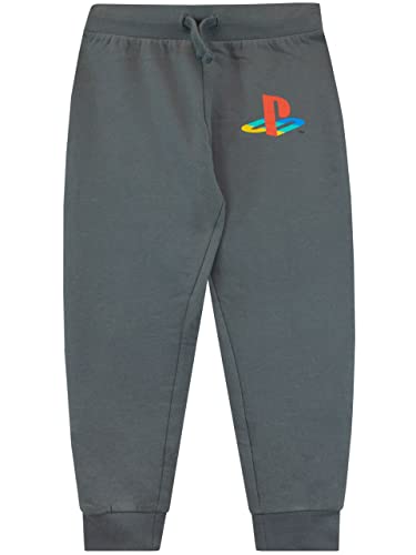 PlayStation Jungen Jogger Logo Jogginghose für Kinder Grau 146 von Playstation