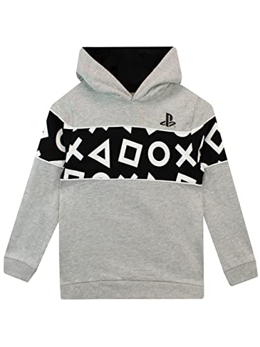 Playstation Jungen Kapuzenpullover Grau 122 von Playstation