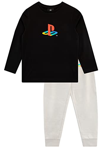 Playstation Jungen Top und Jogginghose-Set Schwarz 134 von Playstation