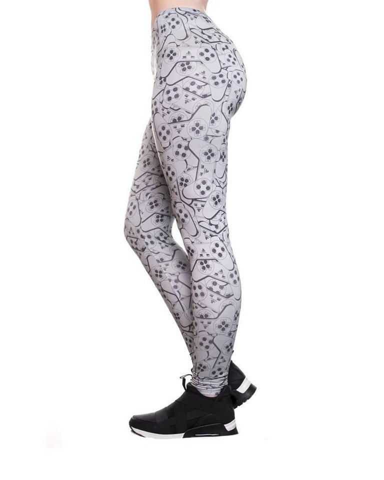 Playstation Leggings PLAYSTATION CONTROLER Leggings Damen und Jugendliche hellgrau Silber PS4 PS5 Legins Gr. S M L XL Playstation Leggings PLAYSTATION CONTROLER Leggings Damen und Jugendliche hellgrau Silber PS4 PS5 Legins Gr. S M L XL von Playstation