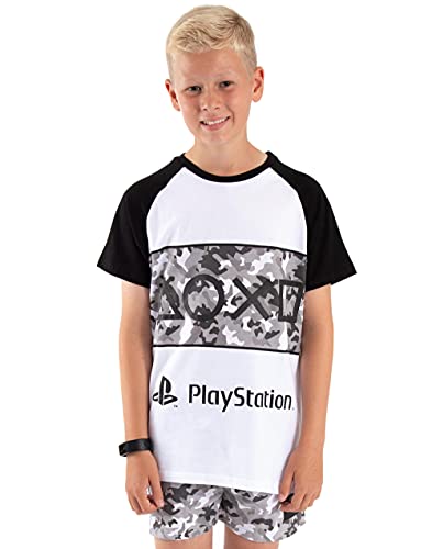 Playstation Pyjamas Jungen Spiel Camo PJs Kurze Möglichkeiten 11-12 Jahre von Playstation