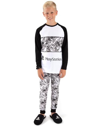 Playstation Pyjamas Jungen Spiel Camo PJs Lange Möglichkeiten 11-12 Jahre von Playstation