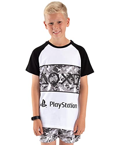 Playstation Pyjamas Jungen Spiel Camo PJs Kurze Möglichkeiten 13-14 Jahre von Playstation