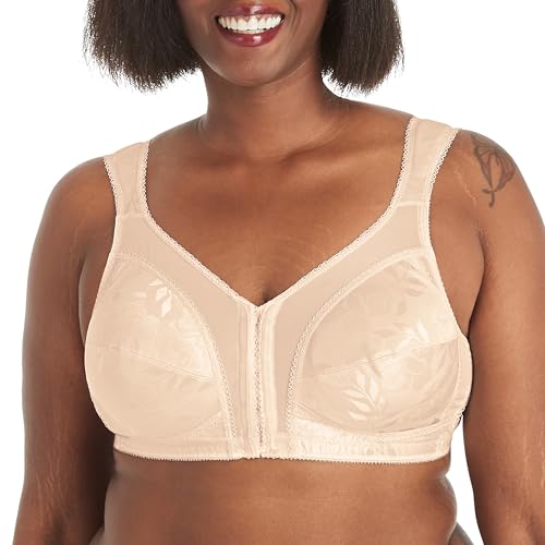 PLAYTEX Damen 18 Stunden Bügelloser Flex-Rücken Us4695 BH mit voller Abdeckung, Undurchsichtige, Hellbeige, 85C von Playtex