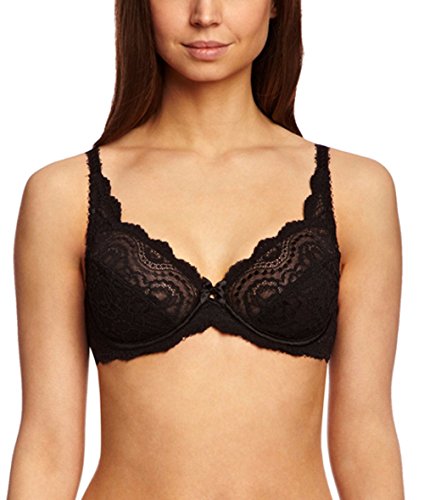 Playtex Damen Flower Elegance x1 Bh, Schwarz, 80D von Playtex