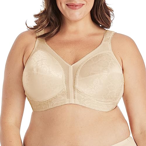 Playtex 18 Stunden original, Komfortband, ohne Bügel BH Gr. 100C US, Naturfarben / Beige von Playtex