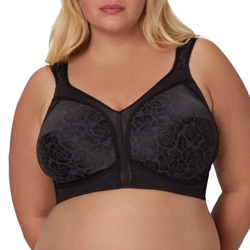 Playtex 18 Stunden original, Komfortband, ohne Bügel BH Gr. 125E, schwarz von Playtex