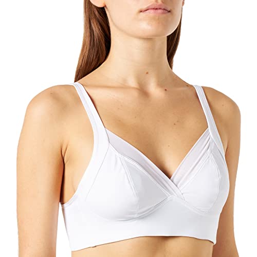 Playtex Damen ohne Bügel aus weicher Mikrofaser Feel Good Support x1 Bh, Weiss, 80D von Playtex