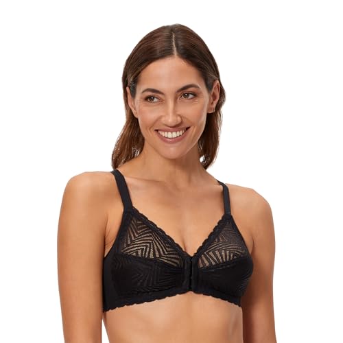 Playtex BH Damen Ideal Posture Bügelloser BH x1 Schwarz 100E von Playtex