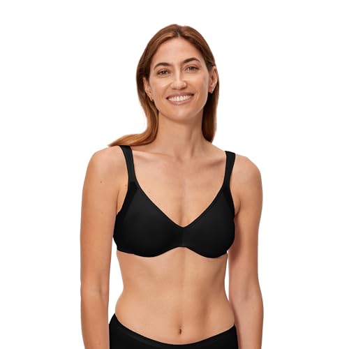 Playtex BH für Damen, Expert in Silhouette Minimizer-BH x1 Schwarz 80C von Playtex