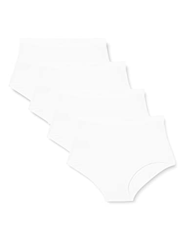 Playtex Brief Damen Midislip aus Bio-Baumwolle x4 Weiß L von Playtex