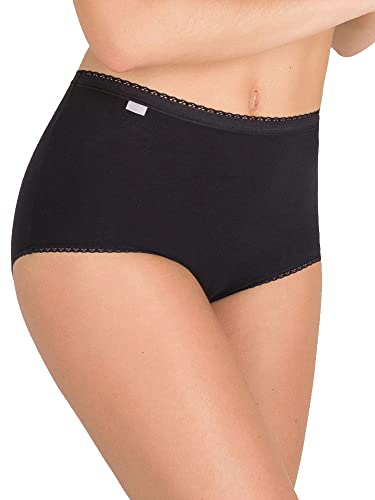 Playtex Brief Woman Essential Cotton Maxi Brief x3, Black, L von Playtex