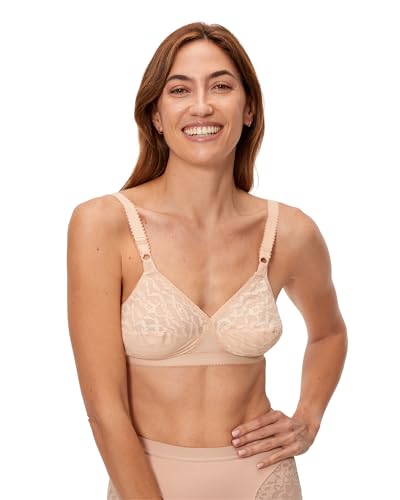 Playtex Damen, Soft Cup BH , Gr. 105D (Herstellergröße: 46D), Beige von Playtex