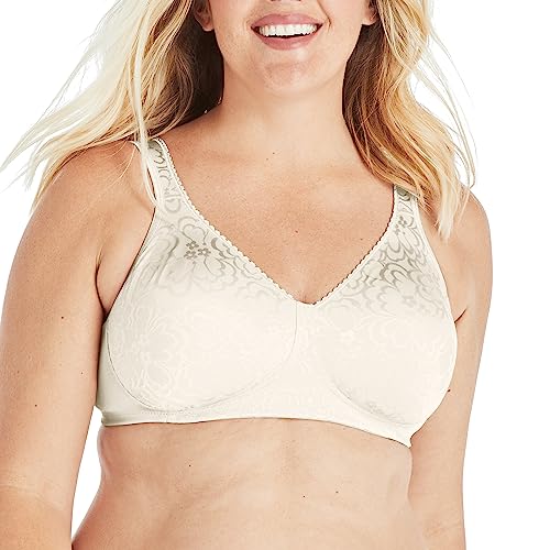 PLAYTEX Damen 18-Stunden, Ultimate Lift, Kabellos, Volle Abdeckung, Einzel-Oder 2er-Pack BH, Perlmutt, 90F von Playtex