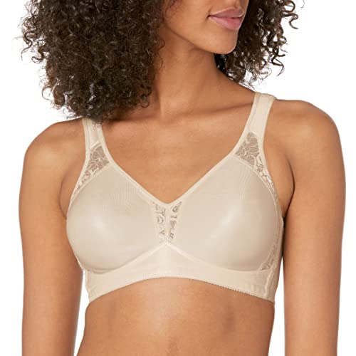 Playtex Damen 18-Stunden-Nahtloser Komfort-Flex-BH Büstenhalter, Hellbeige, 90C von Playtex