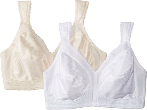 Playtex Damen 18h Original Comfort-Strap BH 2-Pack - Mehrfarbig - 90C von Playtex