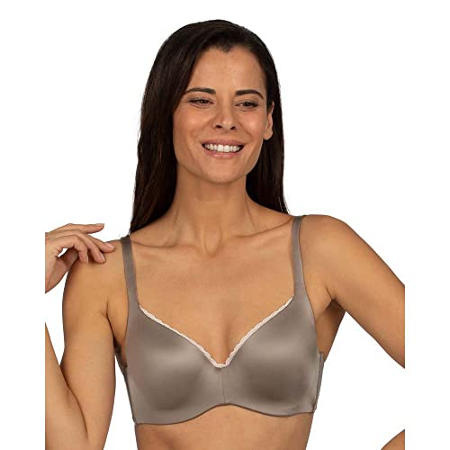 Playtex Damen Bügel-BH gepolsterter Körbchen Push-Up 24H Soft Absolut BH, Weiss, 85B von Playtex