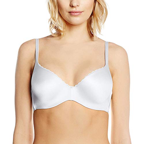 Playtex Damen Bügel-BH gepolsterter Körbchen Push-Up 24H Soft Absolut Bh, Weiss, 85B von Playtex