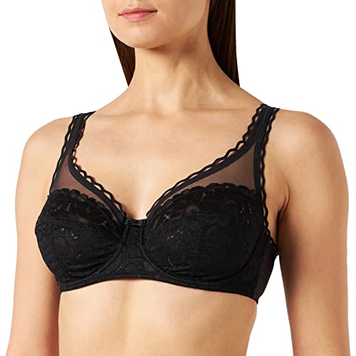 Playtex Damen Bügel Recycled Classic Lace Support Soft Cup x1 Bh, Schwarz, 90C von Playtex