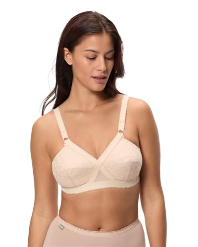 Playtex Damen-BH Cross Your Heart“ ohne Bügel, 1 Stück Beige 75C von Playtex