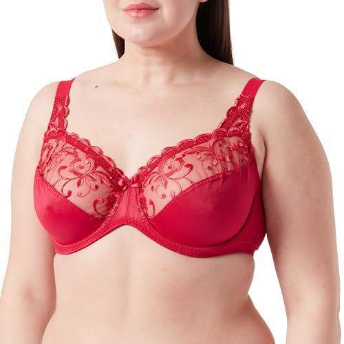 Playtex Damen Essential Elegance Embroidery x1 Bh, Rot, 85B von Playtex