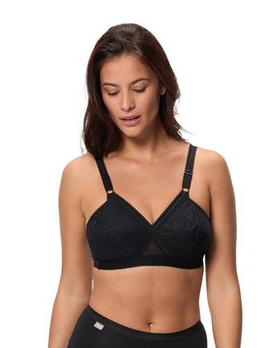 Playtex Bra Woman Cross Your Heart Non-Wire Bra x1, Black, 85E Playtex Bra Woman Cross Your Heart Non-Wire Bra x1, Black, 85E von Playtex
