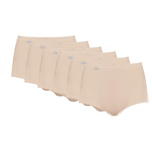 Playtex Slip Damen Essential Cotton Maxi Slip x6 Beige XXL von Playtex