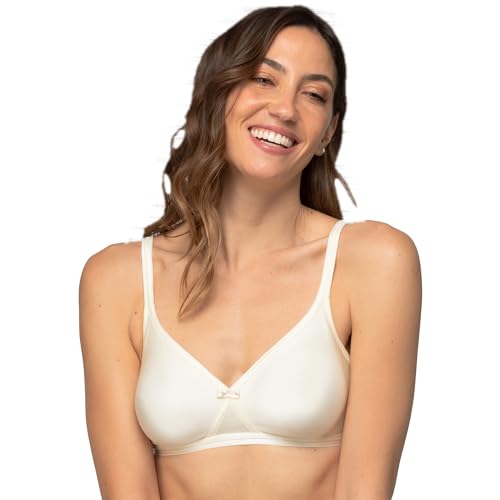 Playtex Damen Micro Support Satin Bügelloser BH x1 Mehrfarbig 95B von Playtex