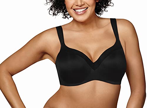 PLAYTEX Damen Secrets Volldeckender Bügel, Balconette-t-Shirt Volle Figuren BH, schwarz, 105E PLAYTEX Damen Secrets Volldeckender Bügel, Balconette-t-Shirt Volle Figuren BH, schwarz, 105E von Playtex