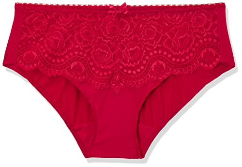 Playtex Damen Slip Flower Elegance Midi x1, Rot, 44 von Playtex