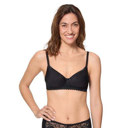 Playtex BH Flower Elegance Spacer ohne Bügel Damen x1 Schwarz 75D von Playtex