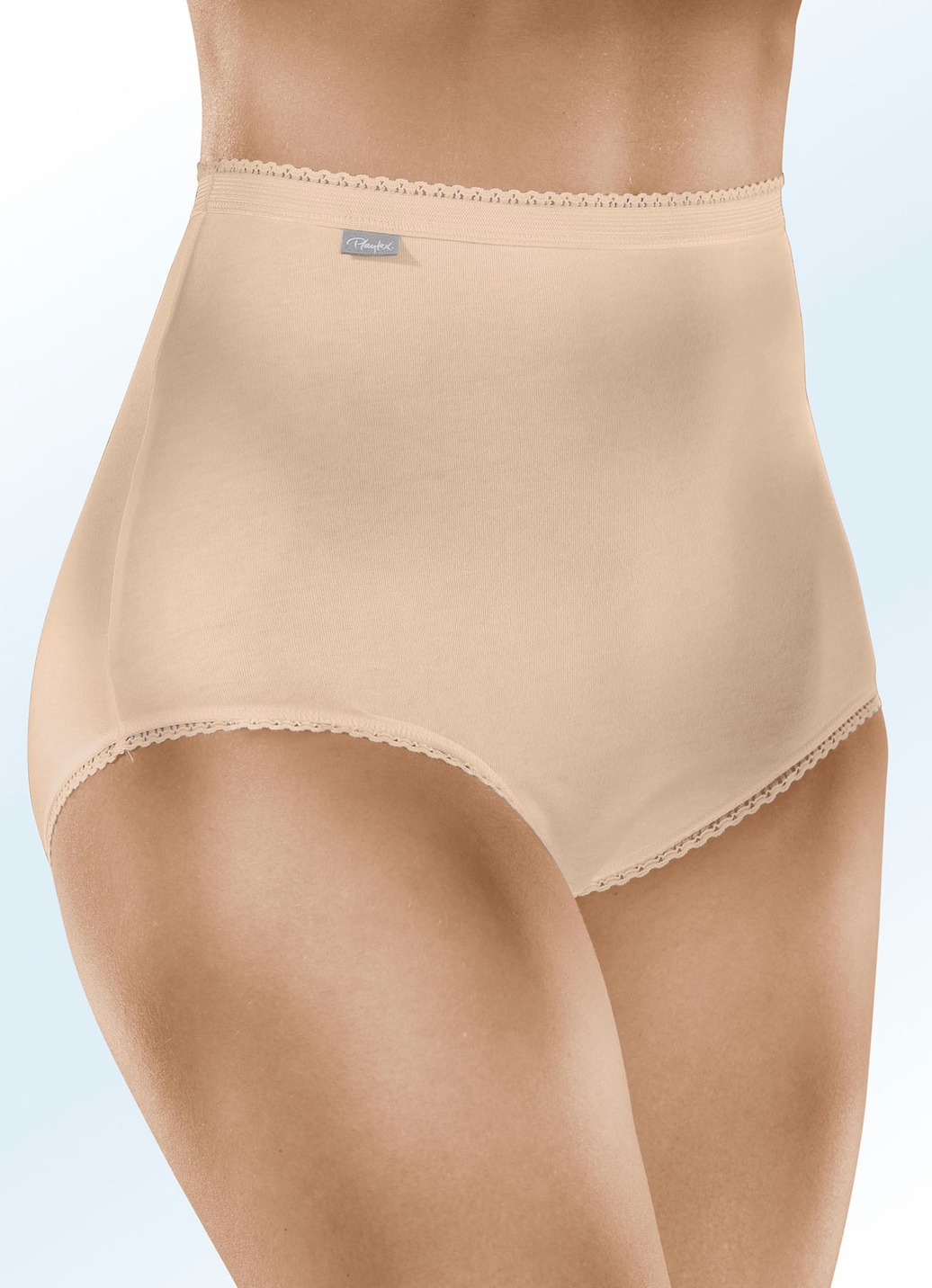 Playtex Dreierpack Slips in extra hoher Form, Haut, Größe 48 von Playtex