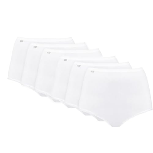 Playtex Slip Damen Essential Cotton Maxi Slip x6 Weiß XXL Playtex Slip Damen Essential Cotton Maxi Slip x6 Weiß XXL von Playtex