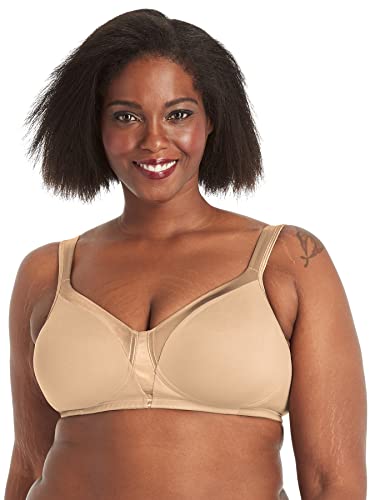 Playtex Women's 18 Hour Sensational Sleek Wirefree Full Coverage Bra #4803, Nude, 38DD von Playtex