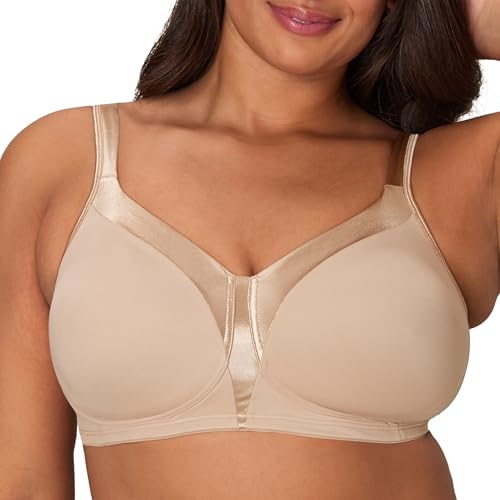 PLAYTEX Women's 18 Hour Sensational Sleek Wirefree Full Coverage Bra #4803, Nude, 40C von Playtex