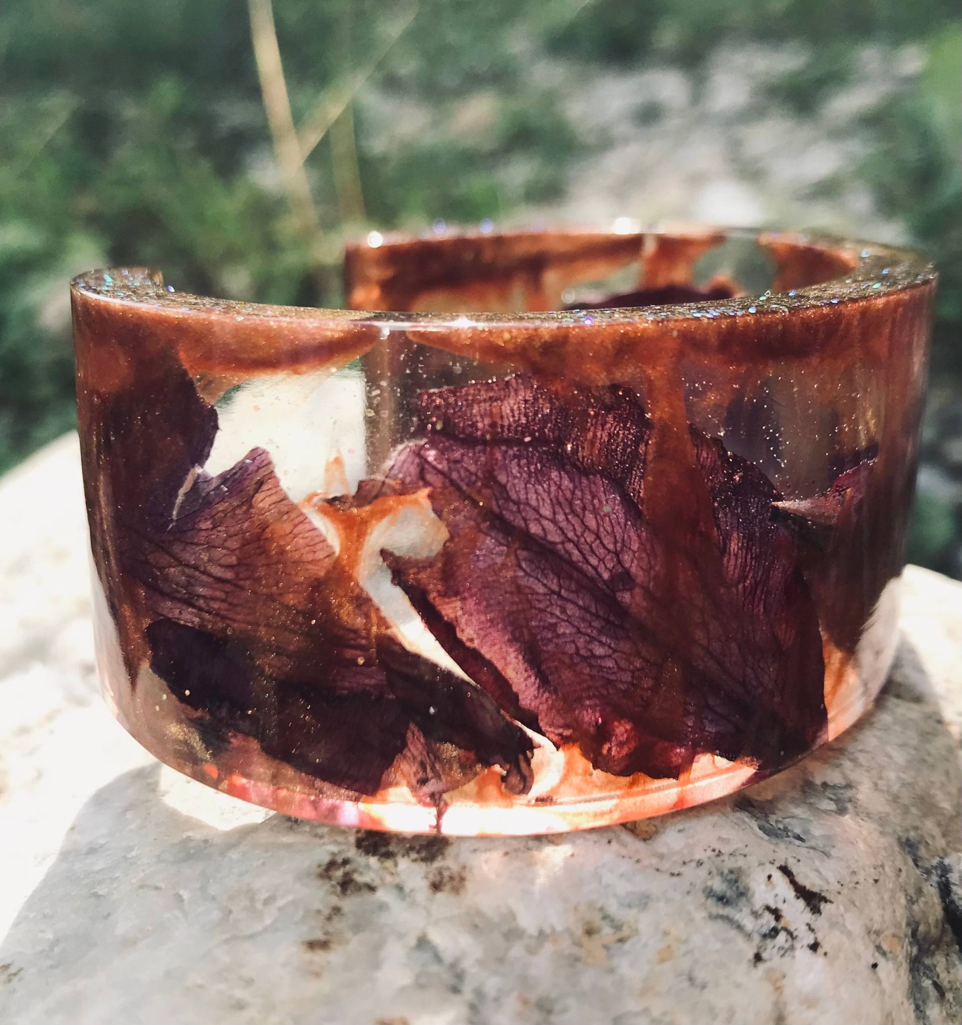 statement-Armreif Aus Epoxidharz „Milky Way" von PlazaPicaza