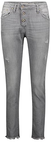 Please Damen Jeans P 78F_WW6PPB-P2B0 - Boyfriend - Grau - Grigio Superstretch, Größe:S, Farbvariante:Grigio Denim 1955 von Please