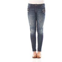 Please Damen Jeans P99F-LAV1128 - Skinny Fit - Blau - Dark Blue Denim von Please