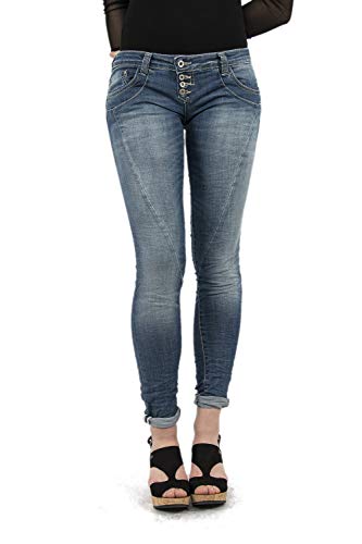 Please Jeans p68c blau, blau, Small von please